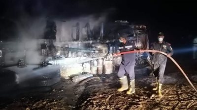 إصابة 12 شخصًا في انقلاب سيارة بوصلة أبو سلطان بالإسماعيلية