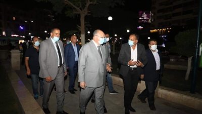 اللواء خالد عبد العال يفتتح أعمال تطوير حديقة غرناطة بميدان روكسي 