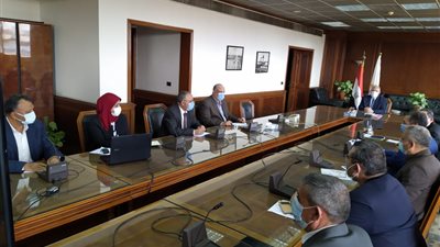 وزير الري يتابع مشروعات التأقلم مع التغيرات المناخية وتنمية جنوب الوادي 