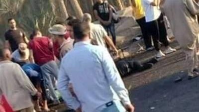 إصابة 4 شباب في حادث تصادم سيارة ملاكي مع موتوسيكل بالشرقية