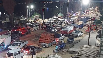 تكدس بطريق الإسماعيلية الزقازيق بسبب أعمال الصيانة.. والأهالي يطالبون بسرعة إتمامه