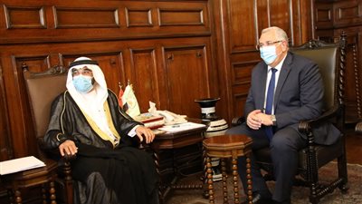 القصير يبحث مع رئيس العربية للاستثمار والإنماء الزراعي زيادة فرص التعاون