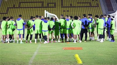 المصري يؤدي مرانه الأساسي استعدادًا لفيوتشر