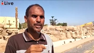 مدير ترميم معابد الكرنك: انتهينا من استعدادات افتتاح طريق الكباش