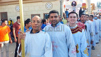 الأقباط يحتفلون بالليلة الختامية بـ دير مارجرجس في الرزيقات غرب الأقصر