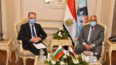 خلال لقائه رئيس الهيئة العربية للتصنيع.. سفير بلغاريا يشيد بنجاحات مصر في كافة المجالات