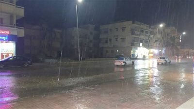سقوط أمطار متوسطة على شمال سيناء.. والمحافظة ترفع درجة الاستعداد