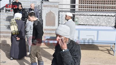 الصور الأولى من استعدادات تشييع جثمان وائل الإبراشي بـ مركز شربين بالدقهلية 