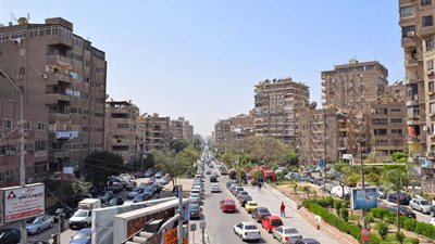 كسر ماسورة مياه شرب بمنطقة مصر الجديدة