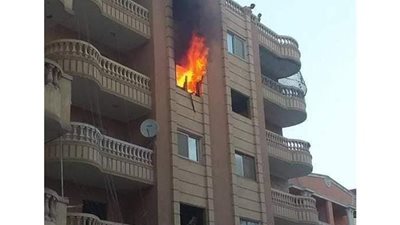 انتداب المعمل الجنائي لكشف أسباب حريق شقة سكنية بالهرم 
