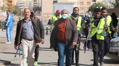 جهاز 6 أكتوبر يشن حملة لرفع الإشغالات ويتحفظ على الأدوات والمعدات المخالفة