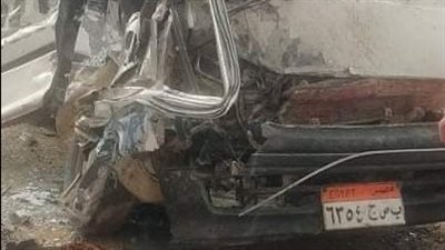 التصريح بدفن جثماني شخصين لقيا مصرعهما في حادثة انقلاب سيارة أعلى الدائري الإقليمي