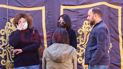انتهاء عزاء ودفن الفنانة جالا فهمي بمثواها الأخير بمقابر العائلة بالإمام الشافعي