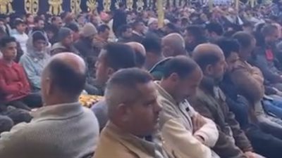 حضور مكثف بعزاء 5 ضحايا لـ حادث انقلاب سيارة بالبحر الصغير في الدقهلية | بث مباشر