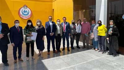 حميات الأقصر يستقبل وفدًا من البنك الدولي الإقليمي لمتابعة العمل بالمستشفى | صور 