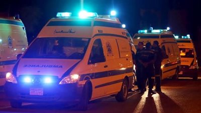 مصرع شخص في انقلاب سيارة ملاكي على طريق جنيفة اتجاه الإسماعيلية 