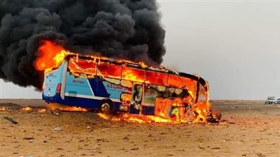 شاهد عيان يروي تفاصيل حادث تصادم أتوبيس أسوان السياحي 