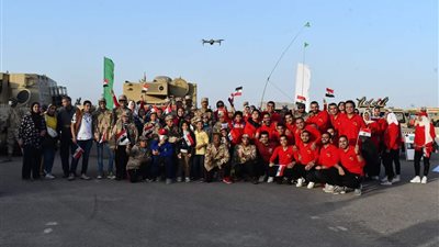 المنطقة الشمالية العسكرية تنظم احتفالية لأطفال ذوي الهمم بمناسبة الاحتفال بأعياد تحرير سيناء