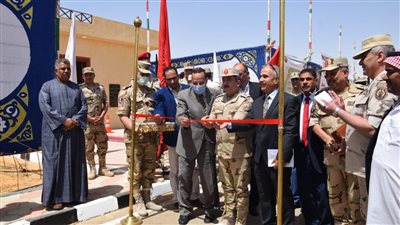 القوات المسلحة تفتتح تجمعا تنمويا جديدا بمحافظة شمال سيناء