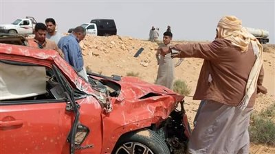 وفاة ضابطين من شرطة مرور الإسكندرية في حادث بطريق سيوة