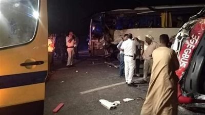 5 أشخاص بينهم طفلان.. ننشر أسماء المصابين في حادث تصادم بطريق إسماعيلية الصحراوي