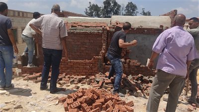 وقف بناء مقابر مخالفة بمنطقة أبيس بشرق الإسكندرية 