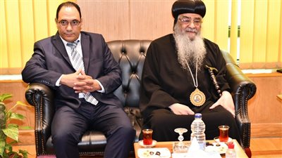 محافظ الفيوم يستقبل المهنئين بعيد الأضحى المبارك
