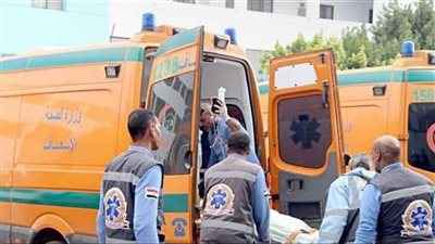 تفاصيل إصابة 22 عاملا في تصادم سيارتين بطريق أبو سمبل | بث مباشر