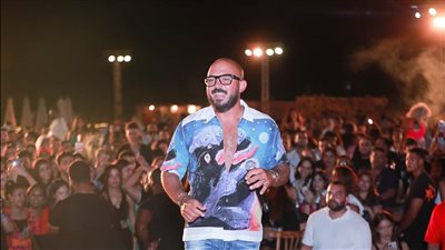 حتى شروق الشمس.. محمود العسيلي يتألق في حفله بالعلمين الجديدة | صور