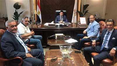 أشرف صبحي يستقبل نائب رئيس الإسماعيلي لبحث دعم الدراويش 