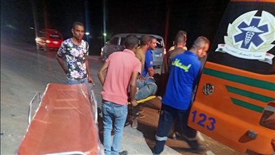مصرع عامل محارة سقط من الطابق الثالث وإصابة 7 أشخاص في حادث تصادم بالمنيا
