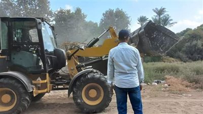 في حملة مكبرة.. إزالة 29 حالة تعدِ على أراضِ زراعية بمركزين بالفيوم