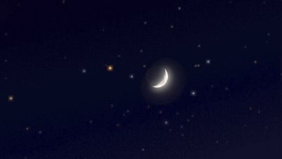  يمكن رؤيته بالعين المجردة.. هلال ربيع الآخر يزين السماء الليلة