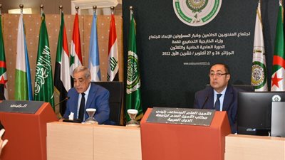 الأمين المساعد للجامعة العربية: وضع استراتيجية لمواجهة مخاطر الأمن الغذائي.. ومشاريع قرارات بشأن فلسطين وإيران