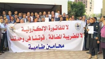 وقفة احتجاجية لمحامين الفيوم داخل مجمع المحاكم | صور