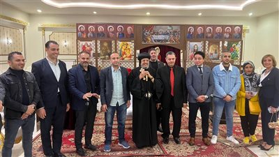 الأنبا مرقس مطران شبرا الخيمة يزور السعودية لتفقد أبناء الجالية المصرية 