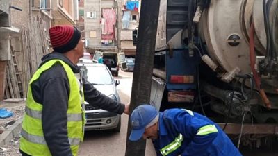 صرف الإسكندرية: استمرار تطهير الشنايش والبيارات تزامنًا مع نوة الكرم