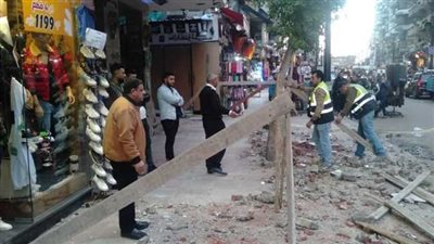 انهيار شرفتي عقارين في الإسكندرية بسبب سوء الأحوال الجوية | بث مباشر
