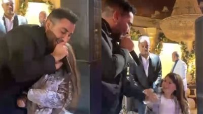 رقص وغناء.. أحمد سعد يظهر مع ابنة دنيا سمير غانم في حفل زفاف