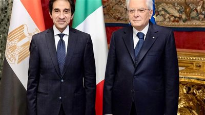 السفير بسام راضي يقدم أوراق اعتماده سفيرا مصريا لرئيس إيطاليا بالقصر الجمهوري بروما