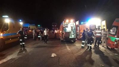مصرع وإصابة 4 أشخاص في حادث تصادم بطريق إسكندرية - مطروح | أسماء 