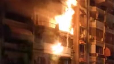 نشوب حريق في شقة سكنية بالمعمورة وأنباء عن وفاة طفلين 